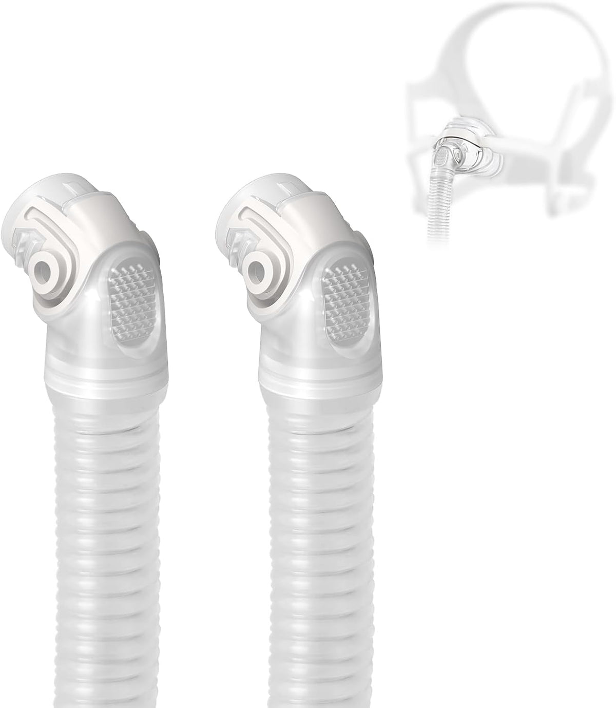 Replacement Short Tube Compatible with Airfit N20 & Airtouch N20 Cpap Mask, Avoid Leakage and Reduce Noise, Cpap Supplies and Accessories(2 Pack)
