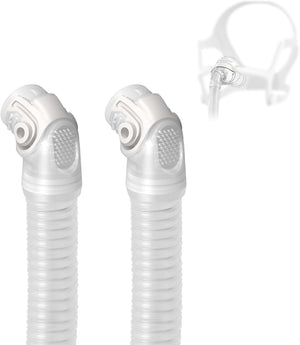 Replacement Short Tube Compatible with Airfit N20 & Airtouch N20 Cpap Mask, Avoid Leakage and Reduce Noise, Cpap Supplies and Accessories(2 Pack)
