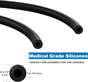 Superior Soft Silicone Hose - 5 ft Fits SC1200, Compatible with Air-Sense 10 & Air-Curve 10 Humidifier