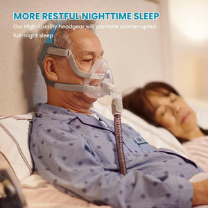 2 Packs F20 Replacement Headgear Compatible with F20 Full-face Mask, Include 4 Magnetic Clips+4 Headgear Straps (Small)