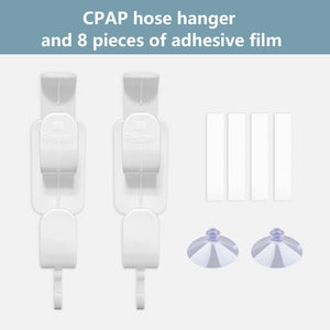 CPAP Hose Hanger Tubing Organizer and Headband Hook Combined Hose Management System with Anti-Skid Function for Preventing Tube Leakage Tangle Free