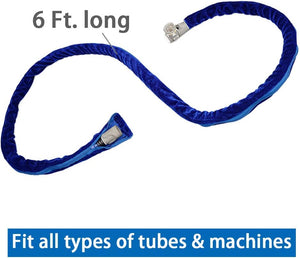 Recare CPAP Hose Cover Thickened Sleeve Protective Jacket-6Ft Tube Wrap for Resmed or Respironics Heated & Standard Tubing- Soft Fleece with Full Length Zipper