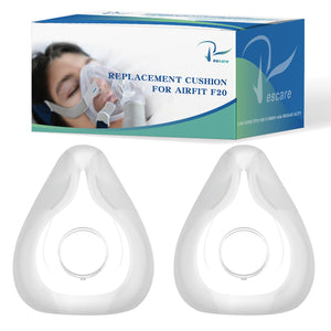 Airfit F20 Replacement Cushion Large - 2 Packs Compatible with Original F20 Frame, Ultra-Soft & Durable Seal, Reliable & Comfortable