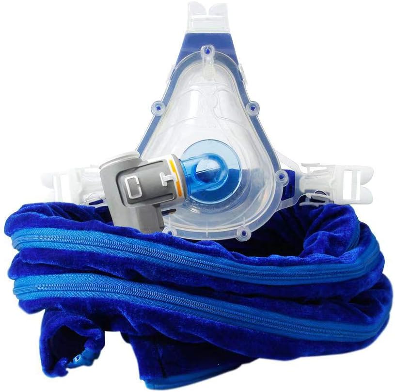 Recare CPAP Hose Cover Thickened Sleeve Protective Jacket-6Ft Tube Wrap for Resmed or Respironics Heated & Standard Tubing- Soft Fleece with Full Length Zipper