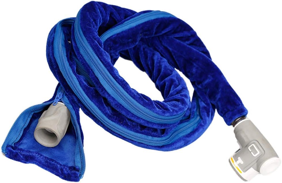 Recare CPAP Hose Cover Thickened Sleeve Protective Jacket-6Ft Tube Wrap for Resmed or Respironics Heated & Standard Tubing- Soft Fleece with Full Length Zipper