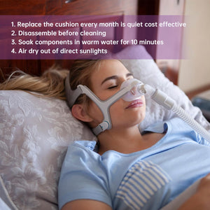 Airfit N20 Replacement Cushion Medium - 3Packs Air Fit Nasal Nose Mask Accessories Supplies Compatible with Original N20 Frame, Optimized Comfort & Secure Seal