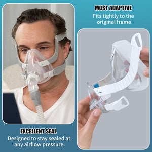 Replacement F20 Frame Compatible with F20 Airtouch and Airfit Mask,Includes Frame+2 Clips+Strap Covers- Snug Fit, Comfortable & Durable - One Size Fits All