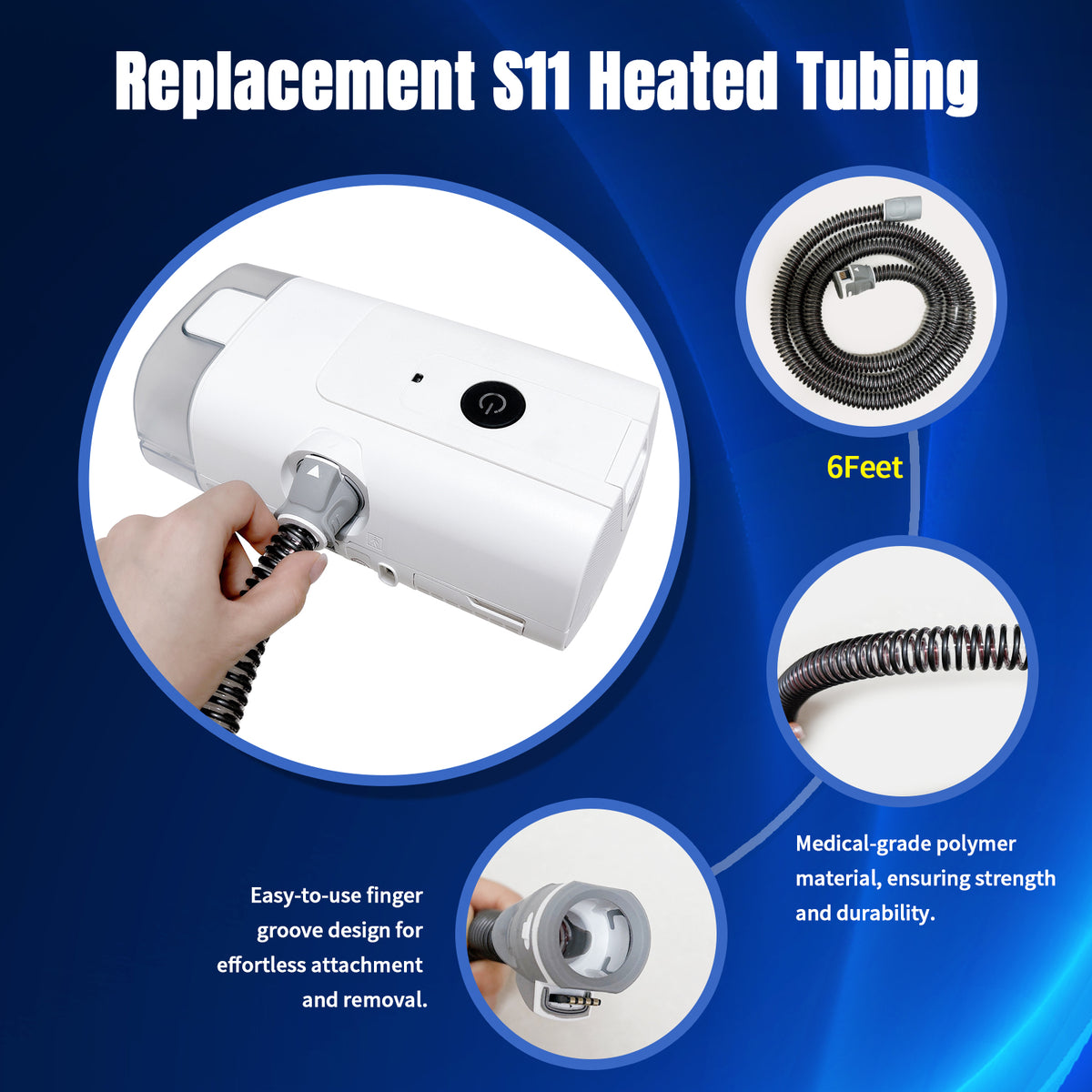 Replacement ClimateLineAir Heated Tube for AirSense 11